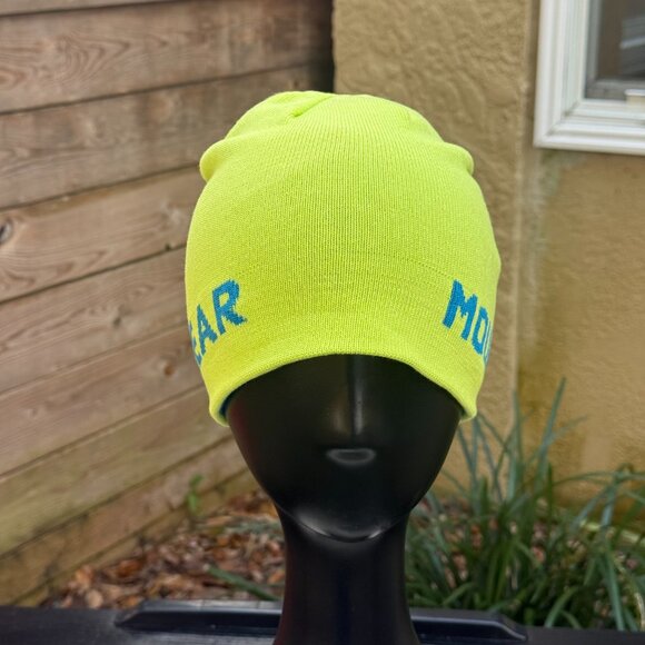 Mountain Hardwear IcnoColor Beanie Unisex O/S Cap Reversible Green Blue New - Picture 3 of 8